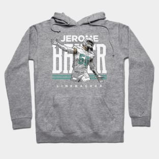 Jerome Baker Miami Player Name Hoodie